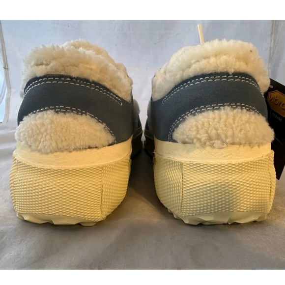 BRANDBLACK Bravo Faux Shearling Sneakers, Light Blue Suede, Sz 9 Women NWT - Picture 3 of 5